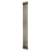 Traditional 2 Column Radiator - 1500 x 200mm - Raw Metal