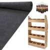 Van Lining Carpet Super Stretch + Glue & Citroen Berlingo Rack Bundle, 11m2 Dark Grey Anthracite, Van Racking, Vans, Motor Homes, Cars, Shelving Unit with 4 Shelves, 12mm Plywood, 4 Tier Racking Unit
