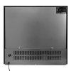 Back Bar Fridge Cooler 208L Capacity Commercial Sliding Double Door Under Counter Black Chiller Self Closing 112 x 500ml Bottles Beer Wine 4 Adjustable Shelves Colour Changing LED Light 7 Colours