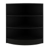 Retail Shop Corner Counter LM60 - Black