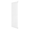 Oval Single Column Radiator - 1800 x 600mm - White