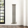 Traditional 2 Column Radiator - 1500 x 290mm - Raw Metal