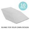 10 x Blank Sublimation Mouse Mats / Grey Computer Mousepad / Sublimation Blank