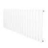 Flat Single Column Radiator - 600 x 1400mm - White