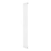 Oval Single Column Radiator - 1800 x 240mm - White