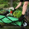 Foldable Garden Cart Pull Wagon Heavy Duty Trolley Utility Wheelbarrow Trailer Wheels Collapsible Folding Transport