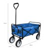 Foldable Garden Cart Pull Wagon Heavy Duty Trolley Utility Wheelbarrow Trailer Wheels Collapsible Folding Transport
