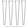 4 x Hairpin Legs / Hair Pin Legs Set SkiSki Legs Furniture Desk Bench Chair Table 28
