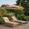 Cantilever Parasol 3m With Square Base - Beige