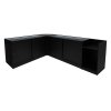 Gravity LED Shop Counter Set B1500, C1500, TB60 & CM60 - Black