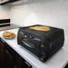 Tandoor Oven Mini Pizza Chapati Roti Lahmacun Manakish Naan Bread Maker Electric Tandoori Takeaway Kitchen Appliance Top Plate Aluminium Glass