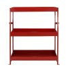 Monster Racking Flame Metal Van Racking Tool Storage Units Shelves Red, Steel Shelving Bays & Drawers