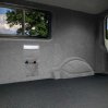 Camper Van Lining 2 x Storage Pouches & 5 x Cans Adhesive Glue Smoke Grey Carpet 4 Way Stretch 2m Wide 11m2 Coverage Car Motorhome Vehicle Campervan Conversion 2 Size Tool Document Pocket Organiser