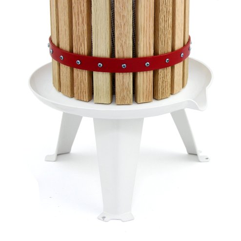 KuKoo Manual Apple Fruit Press for Homemade Juice, Wine & Cider Making, 12 Litre, Wooden