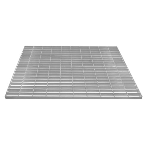 Galvanised Grating Floor Forge Walkway Mesh Floor Panel Grid Drainage Gutter Vent Heavy Duty Weatherproof Steel Zinc Coated 1000mm x 700mm x 30mm 4mm Metal Thickness 700kg Load Capacity