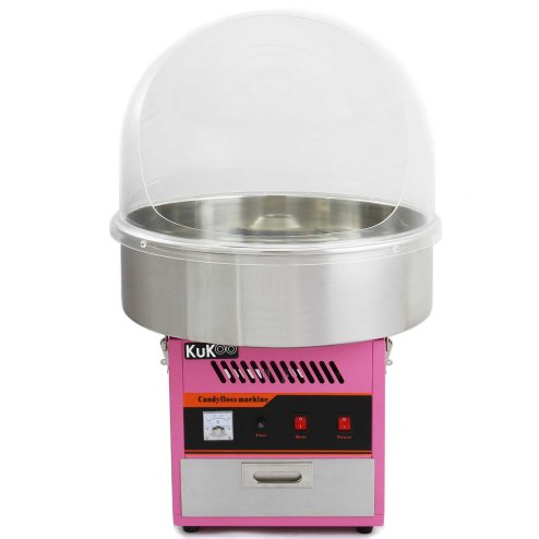 KuKoo Acrylic Dome for Candy Floss Machines, Transparent, 53.5cm x 37cm x 53.5cm