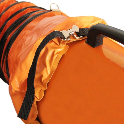 Dust Extractor Ventilation Fan 300mm Portable 12m Duct Hose Workshop Fume Air Blower Industrial PVC Ducting Ventilator