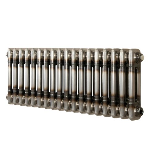 Traditional 2 Column Radiator - 300 x 830mm - Raw Metal