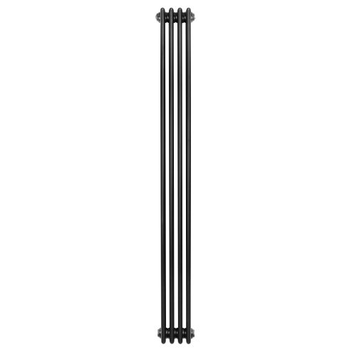 Traditional 4 Column Radiator - 1800 x 200mm - Black