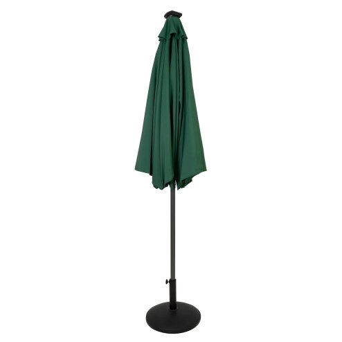 LED Tilt Parasol 2.7m With Tilt Base - Green