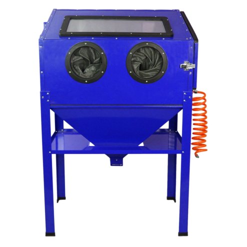 Sandblasting Cabinet Portable Work Station Heavy Duty Abrasive Bead Grit Sandblaster 220L