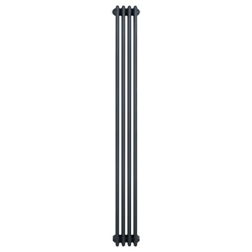 Traditional 4 Column Radiator - 1800 x 200mm - Anthracite Grey
