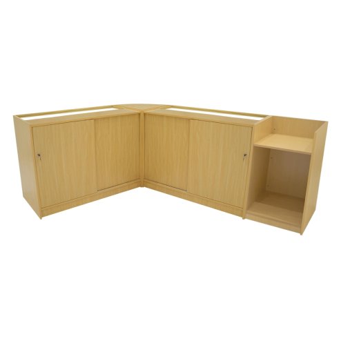 Phoenix LED Shop Counter Set CM60, TB60 & 2 x C1500 - Maple