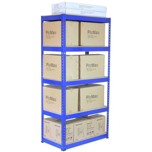 5 Monster Racking Q-Rax Industrial Warehouse Shelving Unit Garage Racks, 200kg/shelf, 90cm/120cm