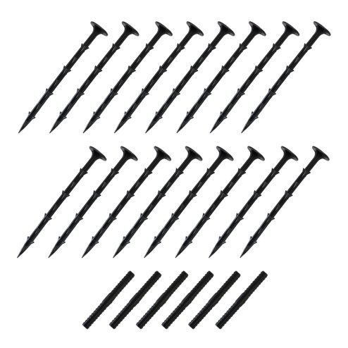 Flexible Lawn Edging Garden Border Grass Pathways Path Edge Vegetable Plot Flowerbed Raised Borders Rubber Artificial Grass Green | Pack of 16 x 1.2m