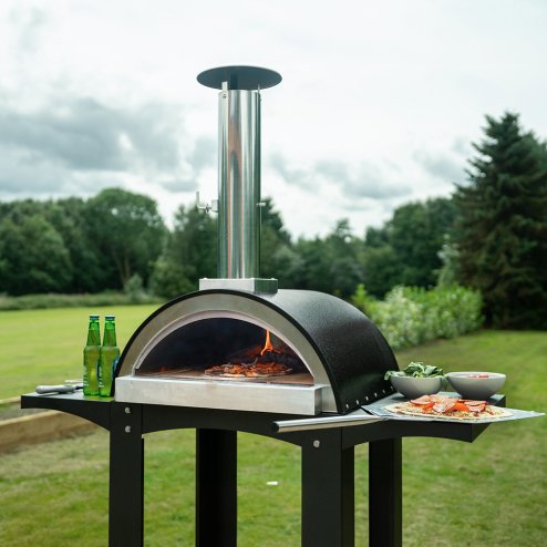 Free Standing Extra Large Pizza Oven with Prep Stations