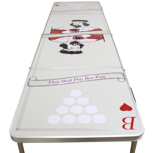 Beer Pong Table Folding Party Drinking Games Outdoor Indoor Portable Prosecco