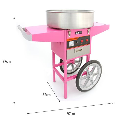 Popcorn Machine / Maker and Cotton Candy / Candy Floss Machine with Carts