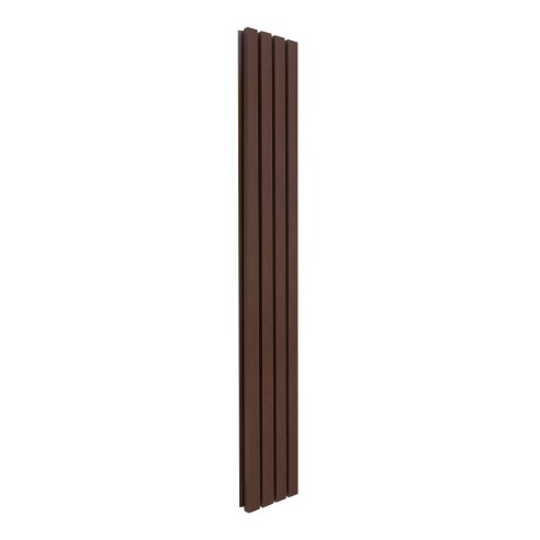 WPC Slatted Wall Cladding x 4 Panels – Brown