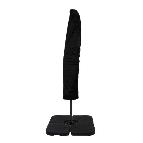 Cantilever Parasol 3m With Square Base - Black
