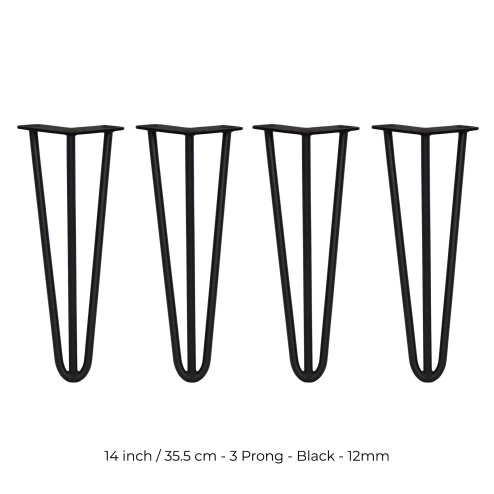 4 x Hairpin Legs / Hair Pin Legs Set SkiSki Legs Furniture Desk Bench Chair Table 14