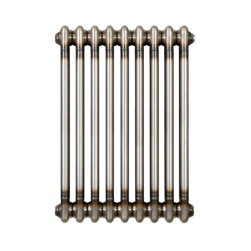 Traditional 2 Column Radiator - 600 x 425mm - Raw Metal
