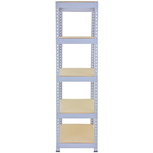 3 Racking Bays 90cm Garage Shelving Storage Warehouse Shelves Unit Steel 5 Tier