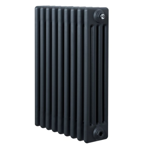 Traditional 4 Column Radiator - 600 x 425mm - Anthracite Grey