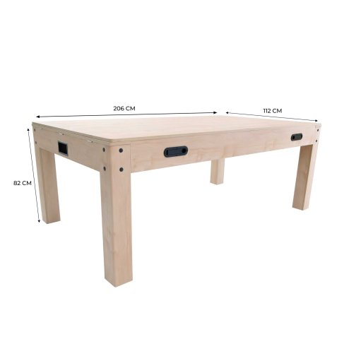 7-In-1 Games Table - Oak