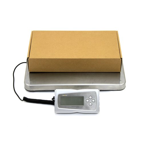 T-Mech Digital Letter & Parcel Postal Weighing Scales, Stainless Steel, 41cm x 36cm