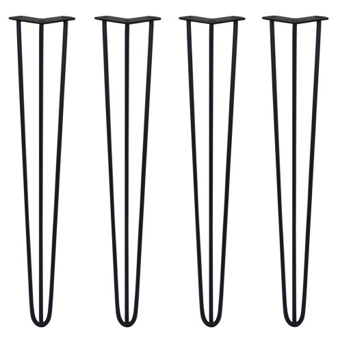 4 x Hairpin Legs / Hair Pin Legs Set SkiSki Legs Furniture Desk Bench Chair Table 28