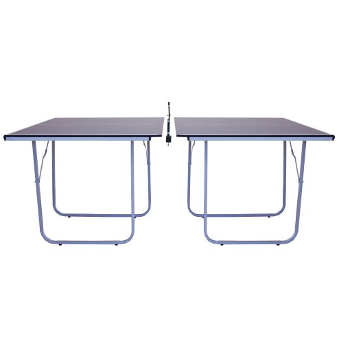 Table Tennis Table Folding Legs Ping Pong Portable Compact Easy Quick Installation Multifunctional Games Indoor Outdoor 2 Bats 5 Balls Net Powder Coated Iron 12mm MDF 181 x 102 x 76cm 26kg