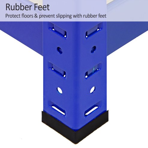 5 Bay Warehouse Shelving / Shed Storage / Garage Racks 5 Tier 120cm x 45cm x 180cm T-RAX + FREE Rubber Mallet