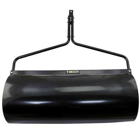 T-Mech 120L Towable Garden Roller Towed Lawn Rolling, Tow Behind Vehicle Heavy Duty Metal, Sand/Water Fill