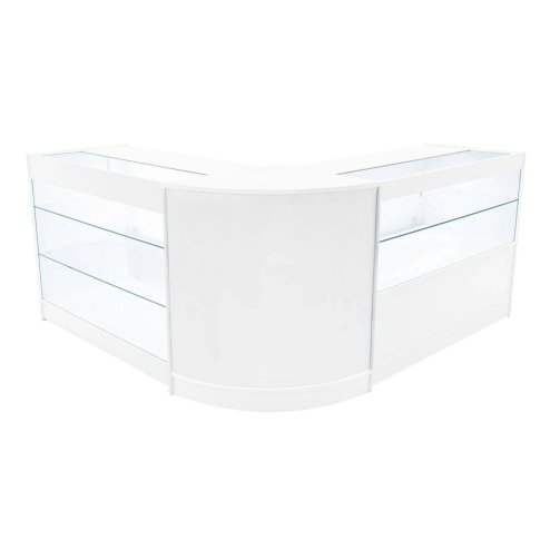 Hera LED Shop Counter Set K1200, C1200 & CM60 - White