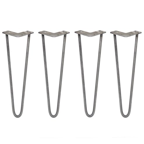 4 x Hairpin Legs / Hair Pin Legs Set SkiSki Legs Furniture Desk Bench Chair Table 16