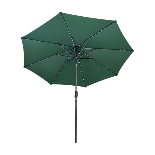 LED Tilt Parasol 2.7m - Green