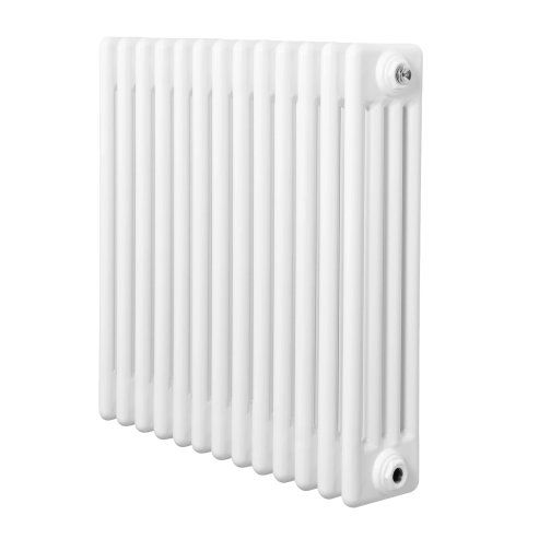Traditional 4 Column Radiator - 600 x 605mm - White