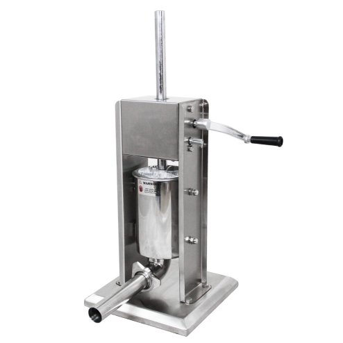 Sausage Stuffer Kit Filler 7L Maker 304 Stainless Steel Heavy Duty Commercial Meat Machine Vertical Manual 2 Speeds