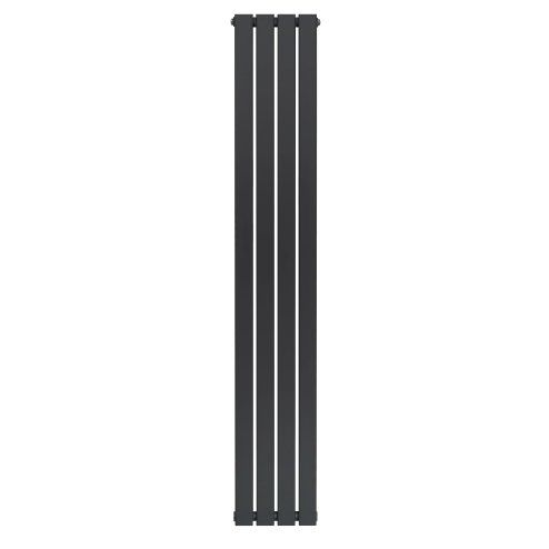 Flat Single Column Radiator - 1800 x 280mm - Anthracite Grey
